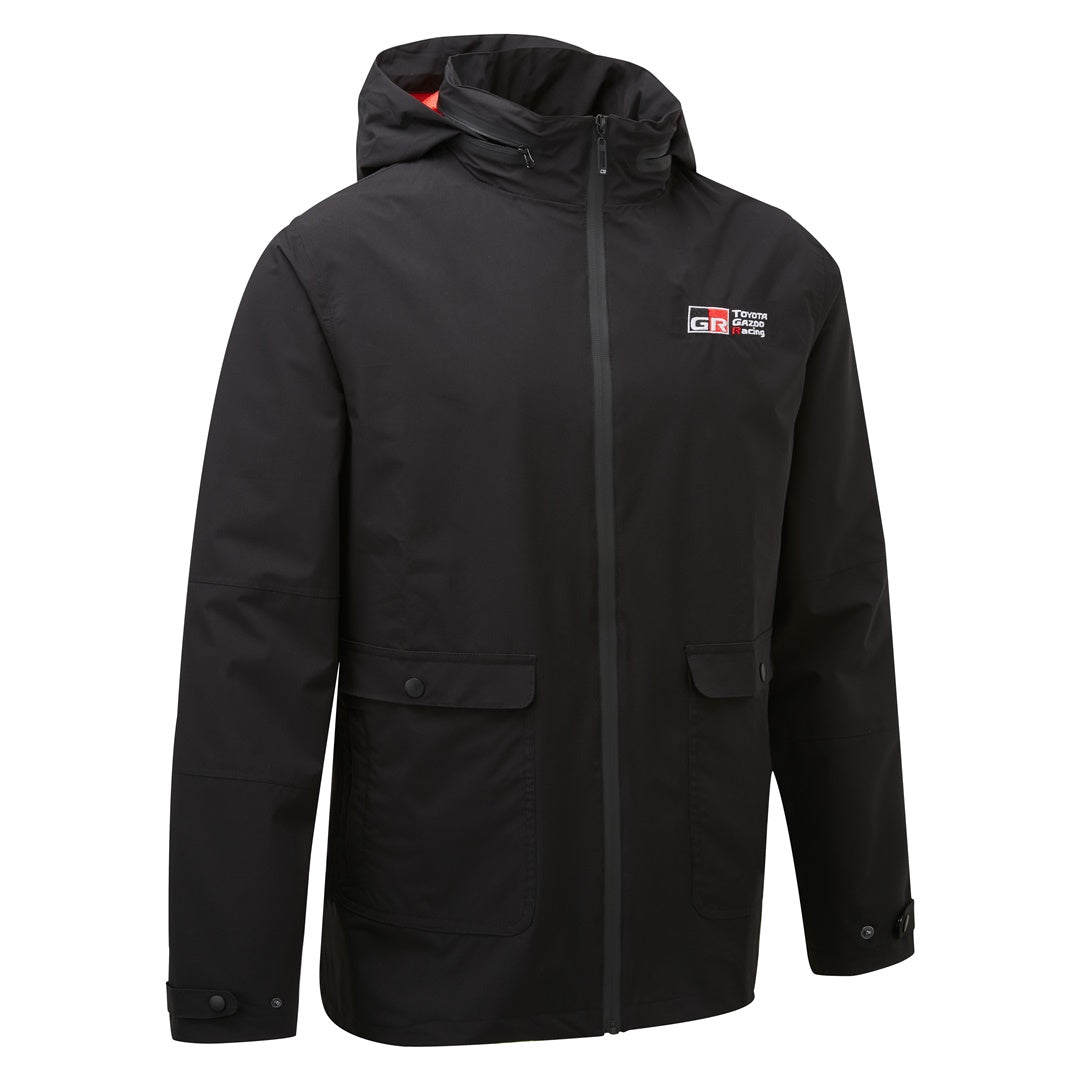 Official Toyota Gazoo Racing Mens Waterproof Jacket - Black