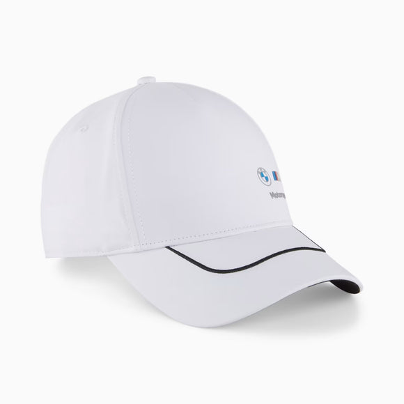 BMW Motorsport Puma Baseball Cap Hat - White - Official Merchandise