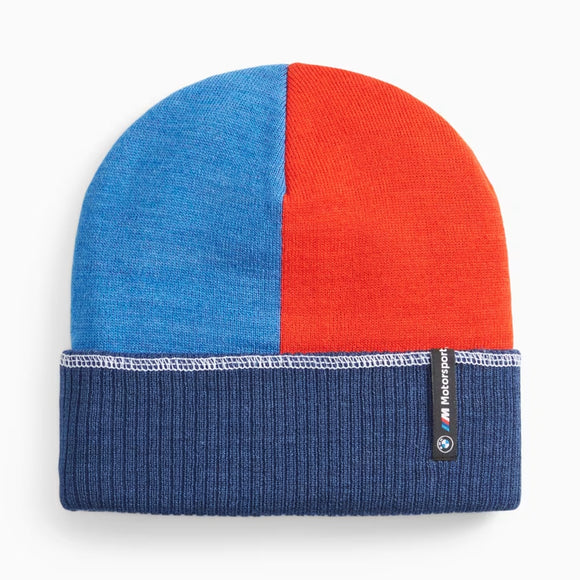 BMW Puma Classic Cuff Beanie Hat - Blue - Official Merchandise