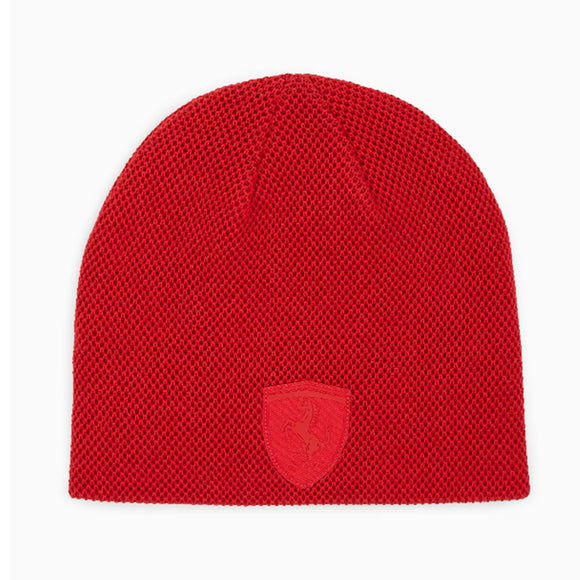 Scuderia Ferrari F1 Adult Style Beanie Hat - RED - Official Licensed Merchandise