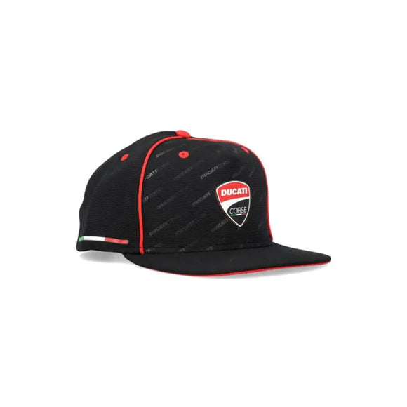 Ducati Corse Adult Flat Brim Cap Hat - Official Licensed Ducati Corse Merchandise 