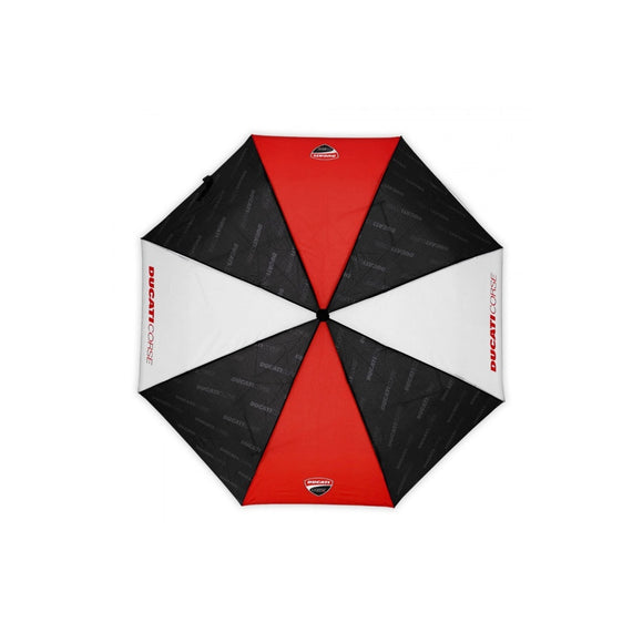 Ducati Corse Racing MotoGP Compact Small Umbrella - Official Licensed Ducati Corse Merchandise