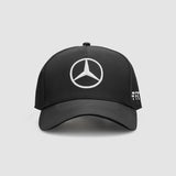 2022 Mercedes AMG Petronas F1 Team George Russell Baseball Hat Cap - BLACK - Official Licensed Mercedes AMG Petronas Motorsport Merchandise