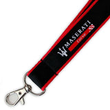 Maserati Corse Racing Team Lanyard - Black - Official Maserati Licensed Merchandise