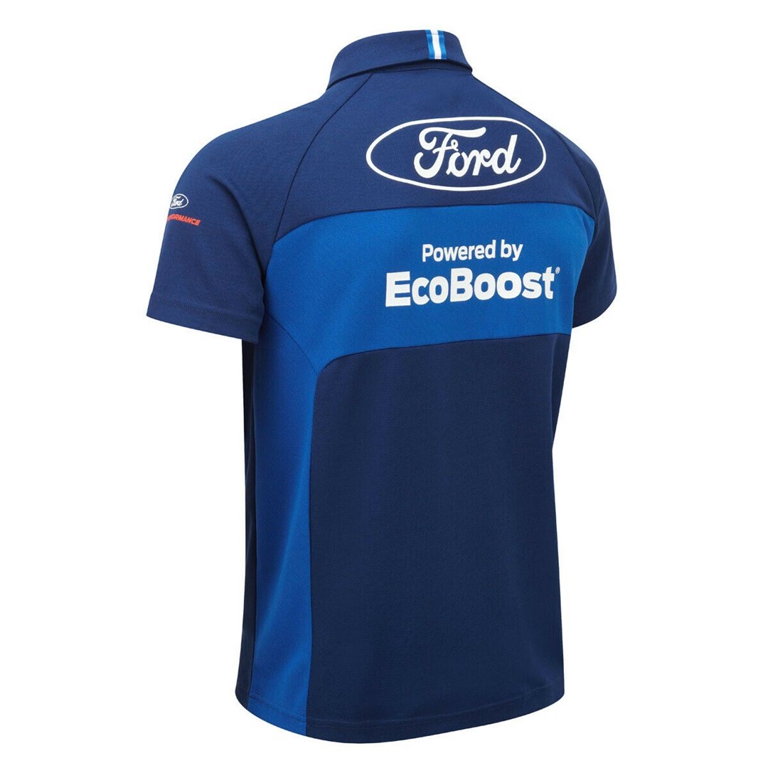 Ford Performance WEC GT Le Mans Racing Mens ADULT Polo Shirt BLUE Get FNKD